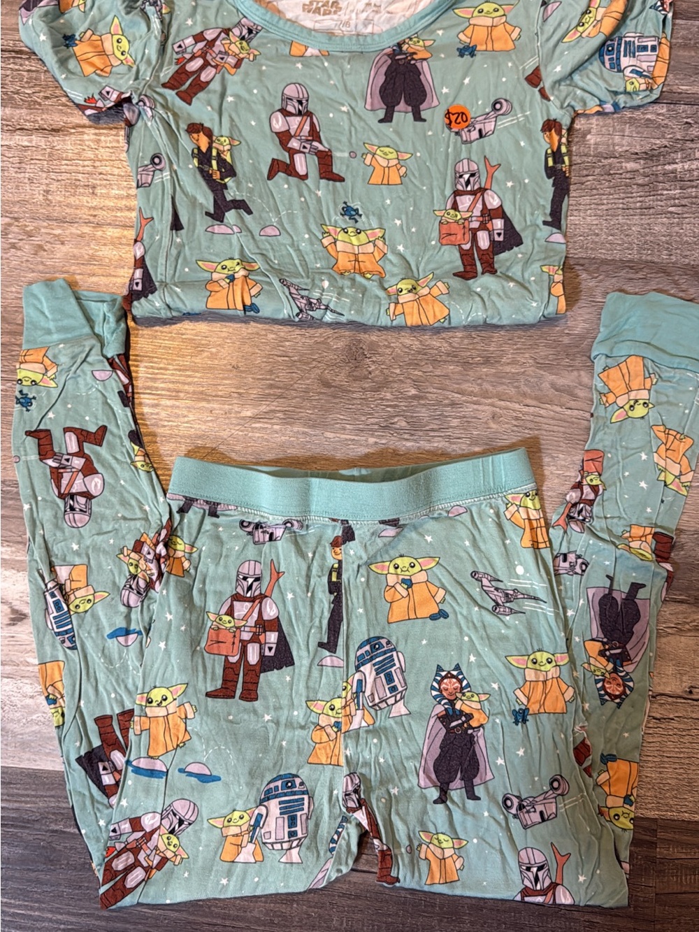 Little Sleepies Star Wars Kids' Baby Yoda & Mandalorian Pajama Set